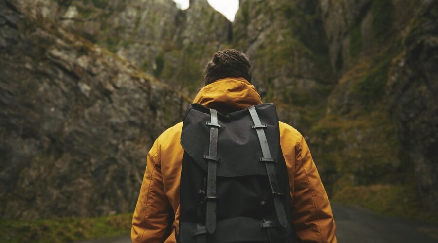 man, adventure, backpack