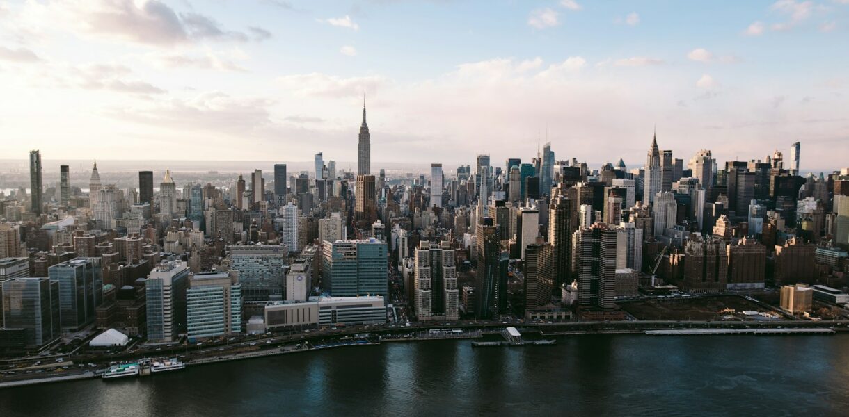 aerial photography of Empire State building