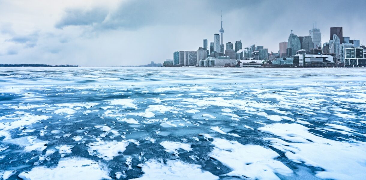 Canada photo under white skies