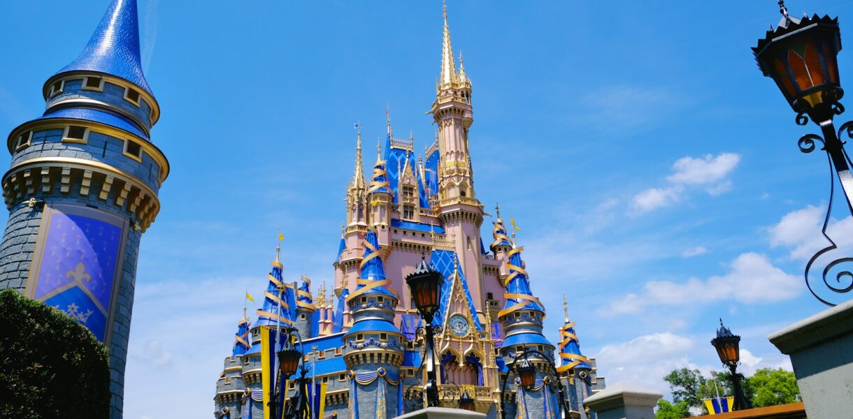 white and blue concrete castle under blue sky during daytime