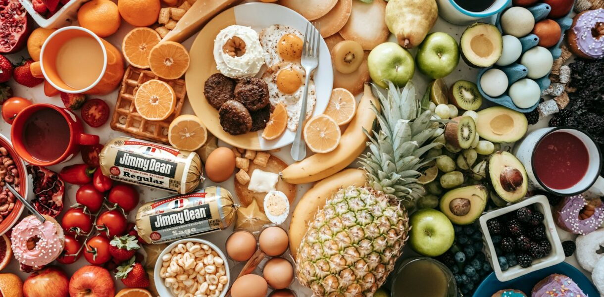 assorted fruits on brown wooden bowls